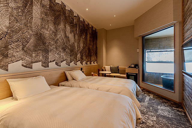 露天風呂付コーナーツイン