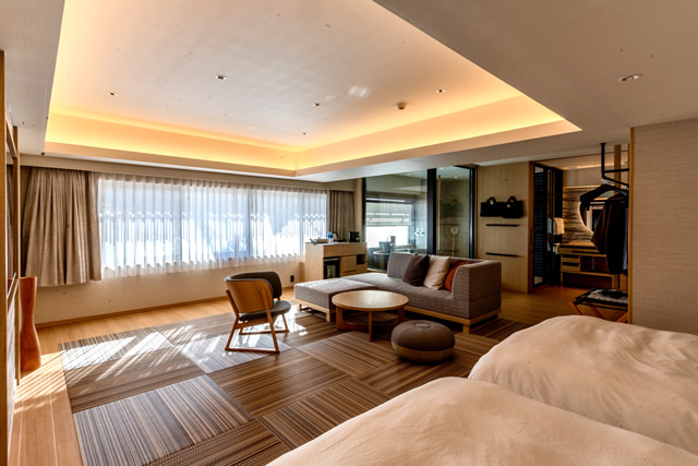 露天風呂付和洋室