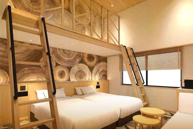 バンクベッドルーム